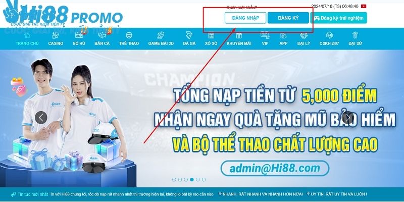 đăng nhập Hi88 Thao tác sign in vào hệ thống Hi88 siêu nhanh, siêu thành công